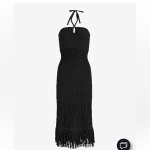 NEW ribbed halter top dress
